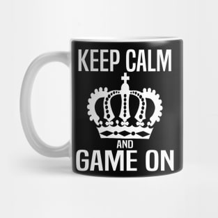 Keep Calm and Game On. Gaming meme Mug